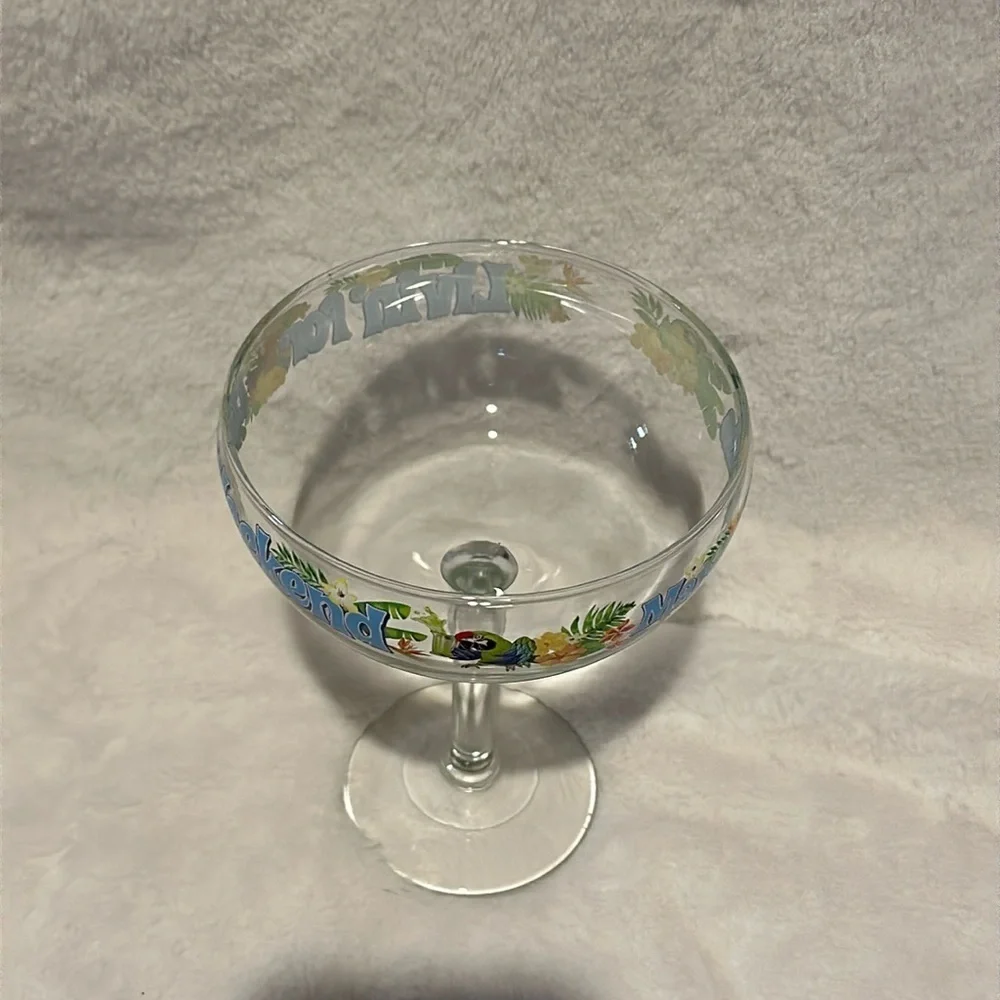Margaritaville Margarita Glass Livin’ for the weekend